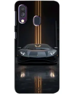 Чохол для Samsung Galaxy A40 2019 (A405F) з картинкою «Lamborghini золоті лінії» Чохол для Samsung Galaxy A40 2019 (A405F) з картинкою «Lamborghini золоті лінії»