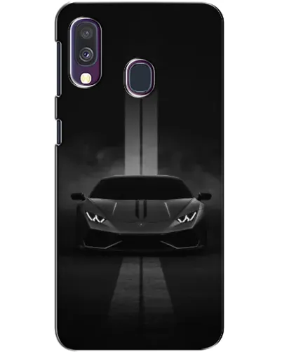 Чехол для Samsung Galaxy A40 2019 (A405F) с картинкой «Lamborghini симметрия дорог»