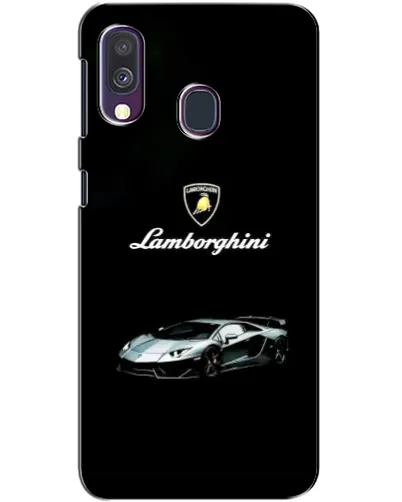 Чехол для Samsung Galaxy A40 2019 (A405F) с картинкой «Логотип Lamborghini классика»