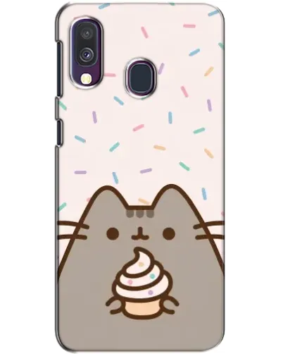 Чехол для Samsung Galaxy A40 2019 (A405F) с картинкой «Пушин с кексом» Чехол для Samsung Galaxy A40 2019 (A405F) с картинкой «Пушин с кексом»