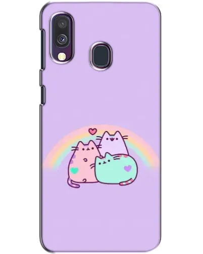 Чехол для Samsung Galaxy A40 2019 (A405F) с картинкой «Радужные Пушины» Чехол для Samsung Galaxy A40 2019 (A405F) с картинкой «Радужные Пушины»