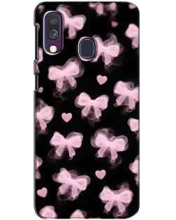 Чехол для Samsung Galaxy A40 2019 (A405F) с картинкой «Геометрия банта»
