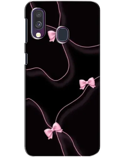 Чехол для Samsung Galaxy A40 2019 (A405F) с картинкой «Розовые ленты» Чехол для Samsung Galaxy A40 2019 (A405F) с картинкой «Розовые ленты»