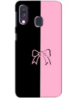 Чехол для Samsung Galaxy A40 2019 (A405F) с картинкой «Половинки банта»