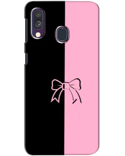 Чехол для Samsung Galaxy A40 2019 (A405F) с картинкой «Половинки банта» Чехол для Samsung Galaxy A40 2019 (A405F) с картинкой «Половинки банта»
