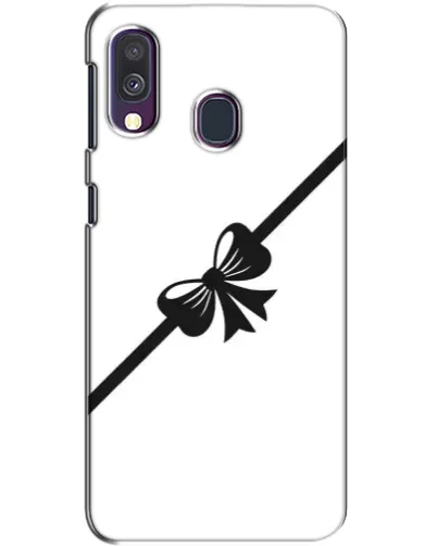 Чехол для Samsung Galaxy A40 2019 (A405F) с картинкой «Диагональный бант» Чехол для Samsung Galaxy A40 2019 (A405F) с картинкой «Диагональный бант»