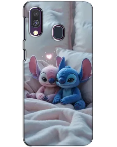Чехол для Samsung Galaxy A40 2019 (A405F) с картинкой «Плюшевые Стич Ангел» Чехол для Samsung Galaxy A40 2019 (A405F) с картинкой «Плюшевые Стич Ангел»