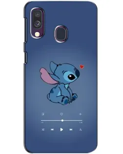 Чехол для Samsung Galaxy A40 2019 (A405F) с картинкой «Музыкальный Stitch»