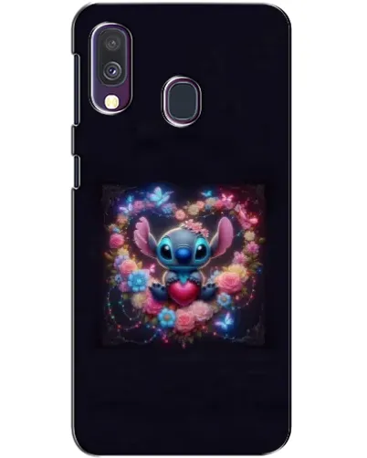 Чехол для Samsung Galaxy A40 2019 (A405F) с картинкой «Stitch в цветах» Чехол для Samsung Galaxy A40 2019 (A405F) с картинкой «Stitch в цветах»
