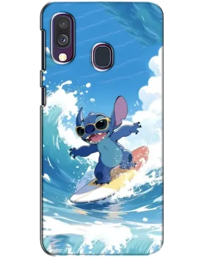 Чехол для Samsung Galaxy A40 2019 (A405F) с картинкой «Стич на волне» Чехол для Samsung Galaxy A40 2019 (A405F) с картинкой «Стич на волне»