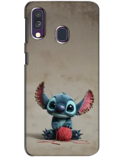 Чехол для Samsung Galaxy A40 2019 (A405F) с картинкой «Стич на коричневом фоне» Чехол для Samsung Galaxy A40 2019 (A405F) с картинкой «Стич на коричневом фоне»