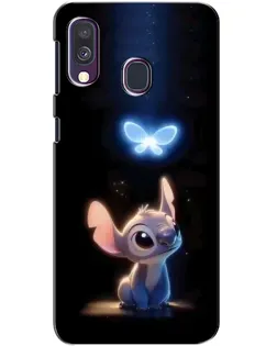 Чехол для Samsung Galaxy A40 2019 (A405F) с картинкой «Сияющий Стич»