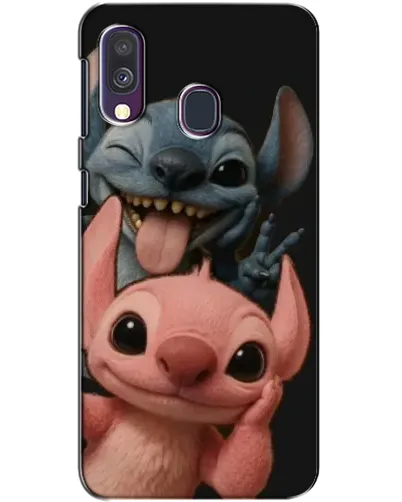 Чехол для Samsung Galaxy A40 2019 (A405F) с картинкой «Стич и Ангел» Чехол для Samsung Galaxy A40 2019 (A405F) с картинкой «Стич и Ангел»