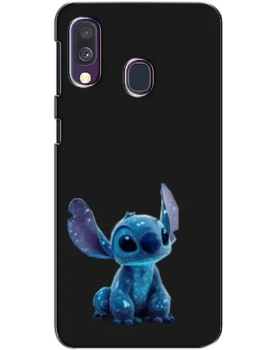 Чехол для Samsung Galaxy A40 2019 (A405F) с картинкой «Стич на черном» Чехол для Samsung Galaxy A40 2019 (A405F) с картинкой «Стич на черном»