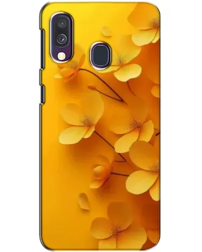 Чохол для Samsung Galaxy A40 2019 (A405F) з картинкою «Золоті пелюстки»
