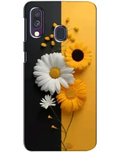 Чохол для Samsung Galaxy A40 2019 (A405F) з картинкою «Соняшник та ромашка»