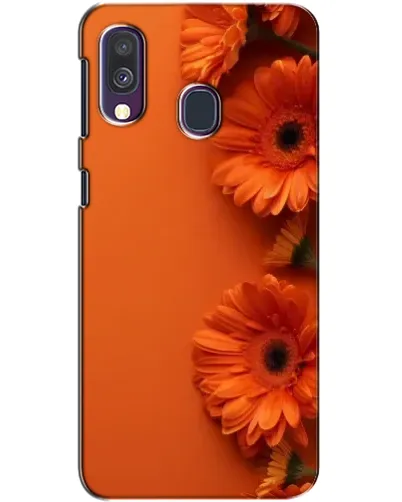 Чохол для Samsung Galaxy A40 2019 (A405F) з картинкою «Помаранчеві гербери»