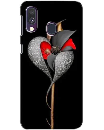 Чехол для Samsung Galaxy A40 2019 (A405F) с картинкой «Серебряный фантазийный цветок» Чехол для Samsung Galaxy A40 2019 (A405F) с картинкой «Серебряный фантазийный цветок»