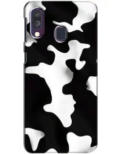 Чехол для Samsung Galaxy A40 2019 (A405F) с картинкой «Черно-белое пятно»