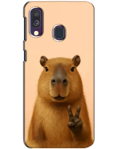 Чохол для Samsung Galaxy A40 2019 (A405F) з картинкою «Капібара вікторія» Чохол для Samsung Galaxy A40 2019 (A405F) з картинкою «Капібара вікторія»