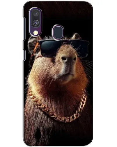 Чохол для Samsung Galaxy A40 2019 (A405F) з картинкою «Капібара золотий ланцюг» Чохол для Samsung Galaxy A40 2019 (A405F) з картинкою «Капібара золотий ланцюг»