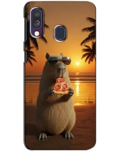 Чохол для Samsung Galaxy A40 2019 (A405F) з картинкою «Капібара з піцою» Чохол для Samsung Galaxy A40 2019 (A405F) з картинкою «Капібара з піцою»