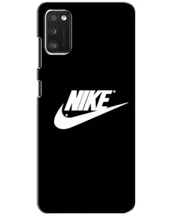 Чехол для Samsung Galaxy A41 (A415) с картинкой «Мазки краски Nike»