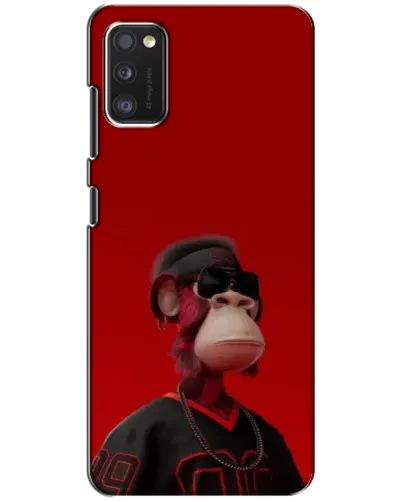 Чехол для Samsung Galaxy A41 (A415) с картинкой «Bored Ape в красном»