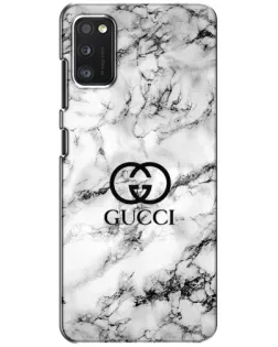 Чехол для Samsung Galaxy A41 (A415) с картинкой «Gucci — мраморный шик»