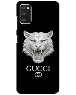 Чохол для Samsung Galaxy A41 (A415) з картинкою «Gucci — срібний лев»