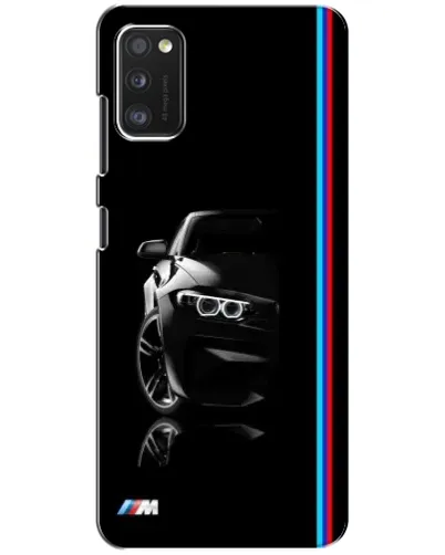 Чехол для Samsung Galaxy A41 (A415) с картинкой «Силуэт BMW в темноте»