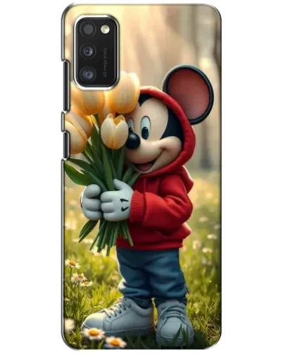 Чехол для Samsung Galaxy A41 (A415) с картинкой «Микки с тюльпанами» Чехол для Samsung Galaxy A41 (A415) с картинкой «Микки с тюльпанами»