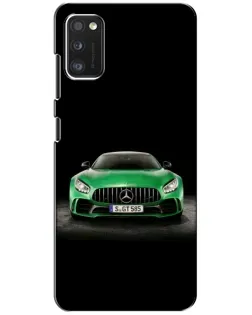 Чехол для Samsung Galaxy A41 (A415) с картинкой «Mercedes — неоновый лого»