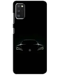 Чехол для Samsung Galaxy A41 (A415) с картинкой «Mercedes — силуэт авто»