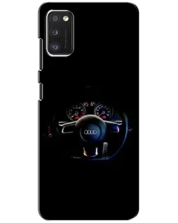 Чохол для Samsung Galaxy A41 (A415) з картинкою «Салон Audi — кермо»