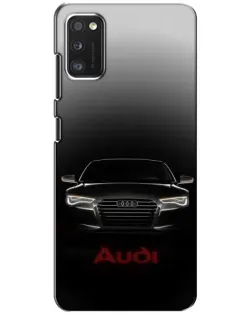 Чехол для Samsung Galaxy A41 (A415) с картинкой «Audi — градиентный контур»