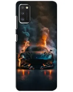 Чехол для Samsung Galaxy A41 (A415) с картинкой «Lamborghini дымная эстетика»