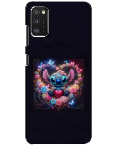 Чохол для Samsung Galaxy A41 (A415) з картинкою «Stitch у квітах»
