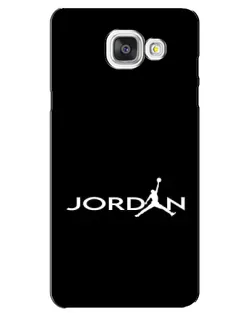 Чехол для Samsung Galaxy A5 2016 (A5100, A510F) с картинкой «Jordan White Logo»