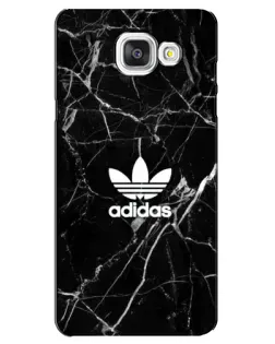 Чехол для Samsung Galaxy A5 2016 (A5100, A510F) с картинкой «Белый мрамор Adidas»