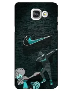 Чехол для Samsung Galaxy A5 2016 (A5100, A510F) с картинкой «Спортивный арт Nike» Чехол для Samsung Galaxy A5 2016 (A5100, A510F) с картинкой «Спортивный арт Nike»