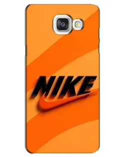 Чехол для Samsung Galaxy A5 2016 (A5100, A510F) с картинкой «Оранжевый драйв Nike» Чехол для Samsung Galaxy A5 2016 (A5100, A510F) с картинкой «Оранжевый драйв Nike»