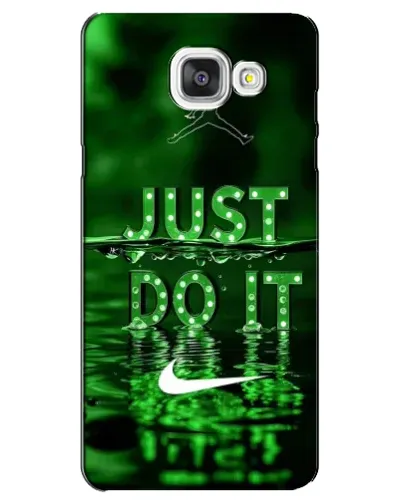Чехол для Samsung Galaxy A5 2016 (A5100, A510F) с картинкой «Зеленый неоновый Nike»