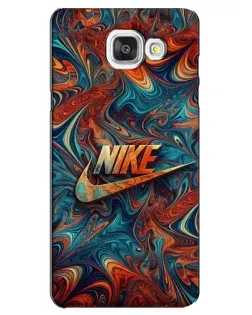 Чехол для Samsung Galaxy A5 2016 (A5100, A510F) с картинкой «Nike в абстракции»