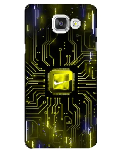 Чехол для Samsung Galaxy A5 2016 (A5100, A510F) с картинкой «Nike — золотая искра»