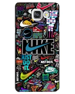 Чохол для Samsung Galaxy A5 2016 (A5100, A510F) з картинкою «Яскравий колаж Nike»