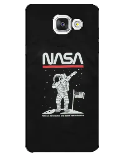 Чехол для Samsung Galaxy A5 2016 (A5100, A510F) с картинкой «NASA — шагаем по Луне»