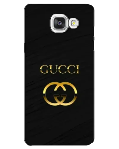 Чехол для Samsung Galaxy A5 2016 (A5100, A510F) с картинкой «Золотой логотип Gucci»