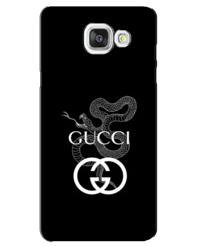 Чехол для Samsung Galaxy A5 2016 (A5100, A510F) с картинкой «Gucci — серебряная змея»