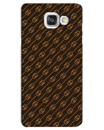 Чехол для Samsung Galaxy A5 2016 (A5100, A510F) с картинкой «Gucci — золотые диагонали»
